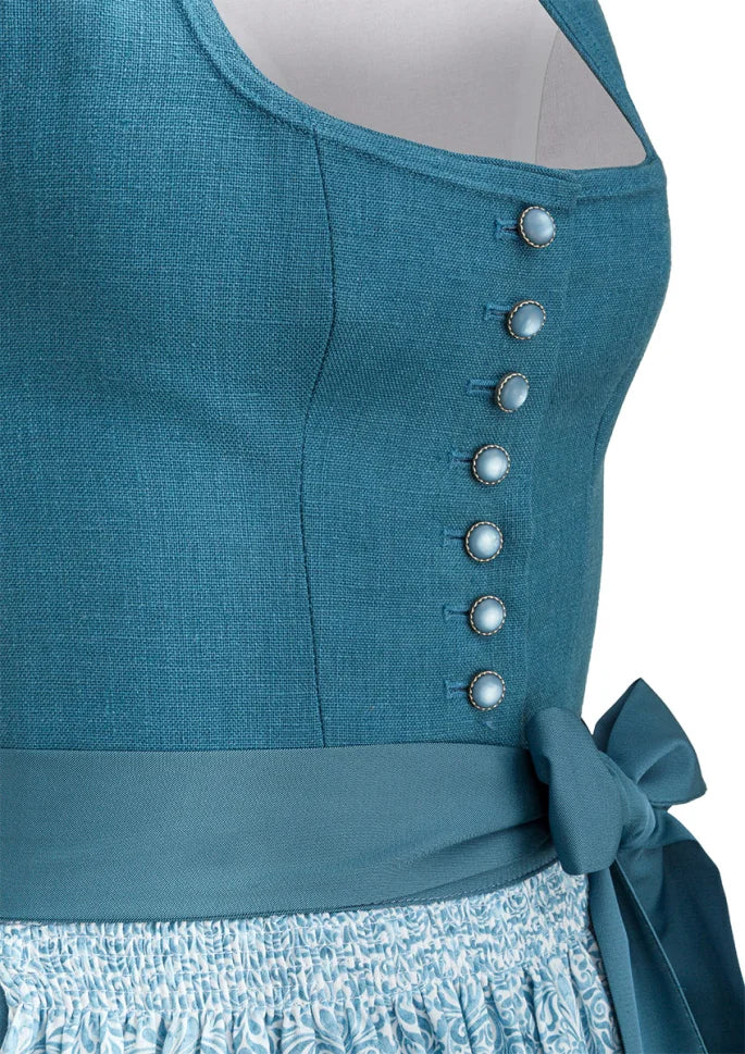 Wenger Madl Dirndl Olena Blau