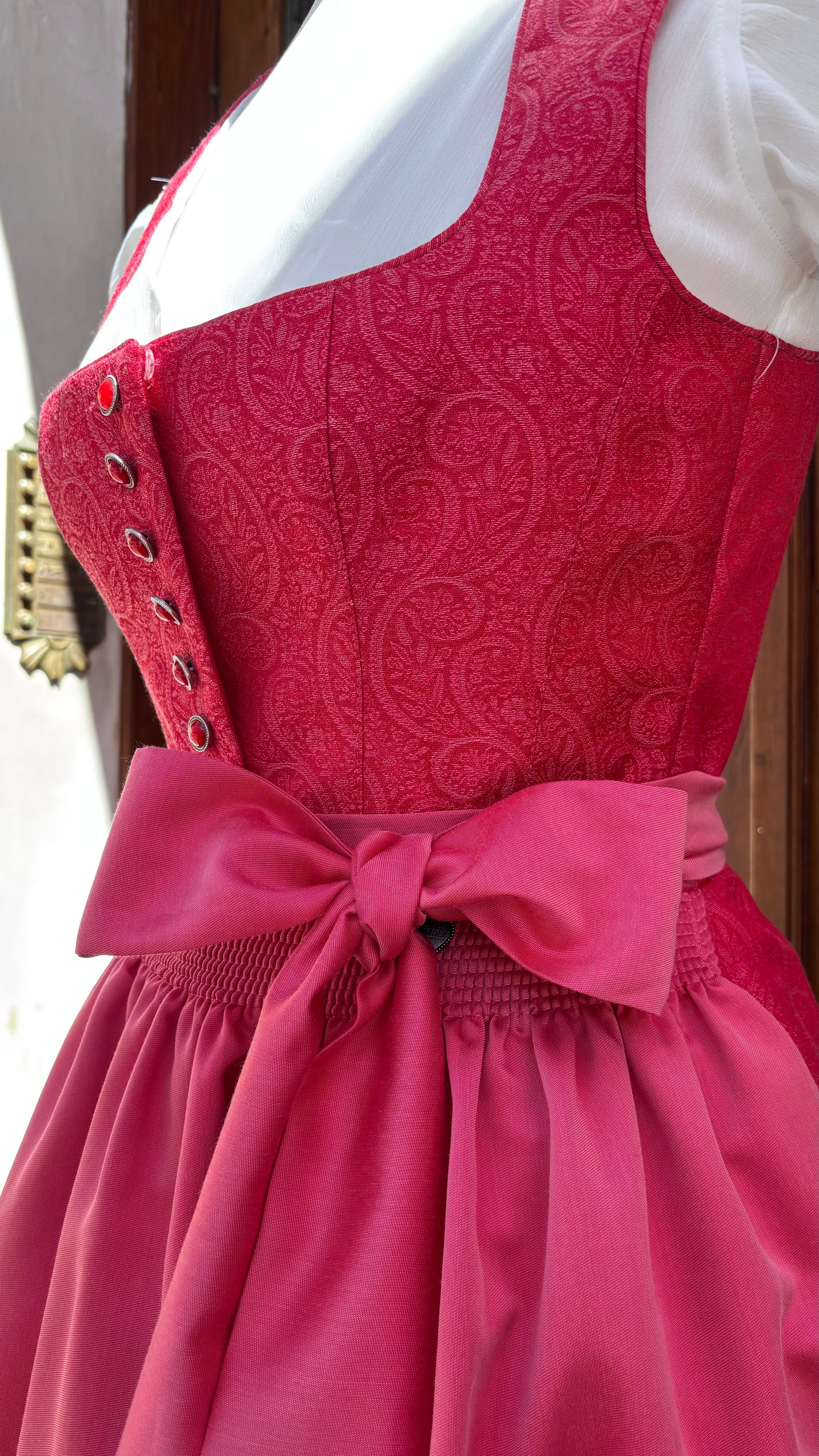 Country Line Dirndl Rot
