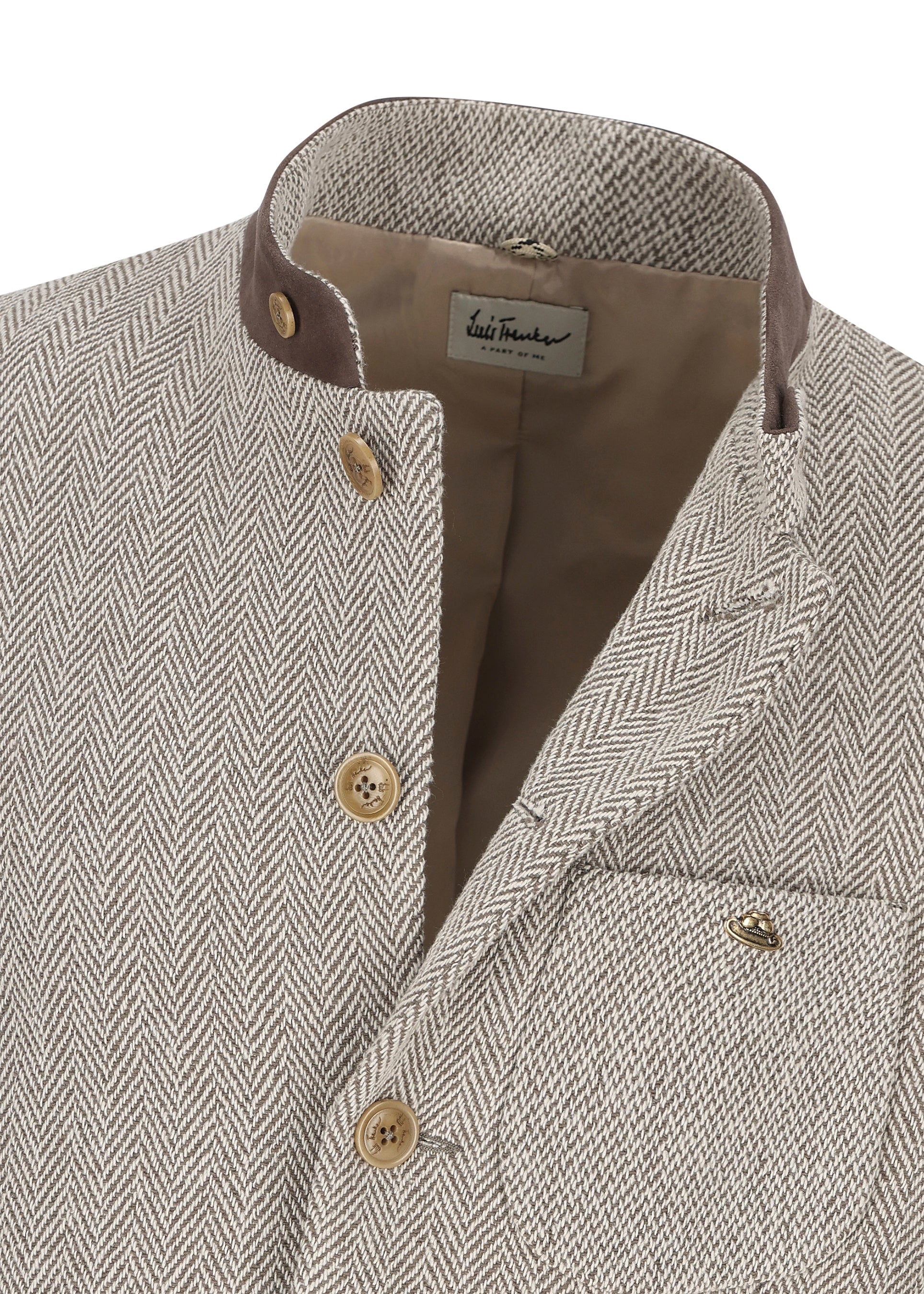 Luis Trenker Jacke Lusandro Fischgrät Fabric