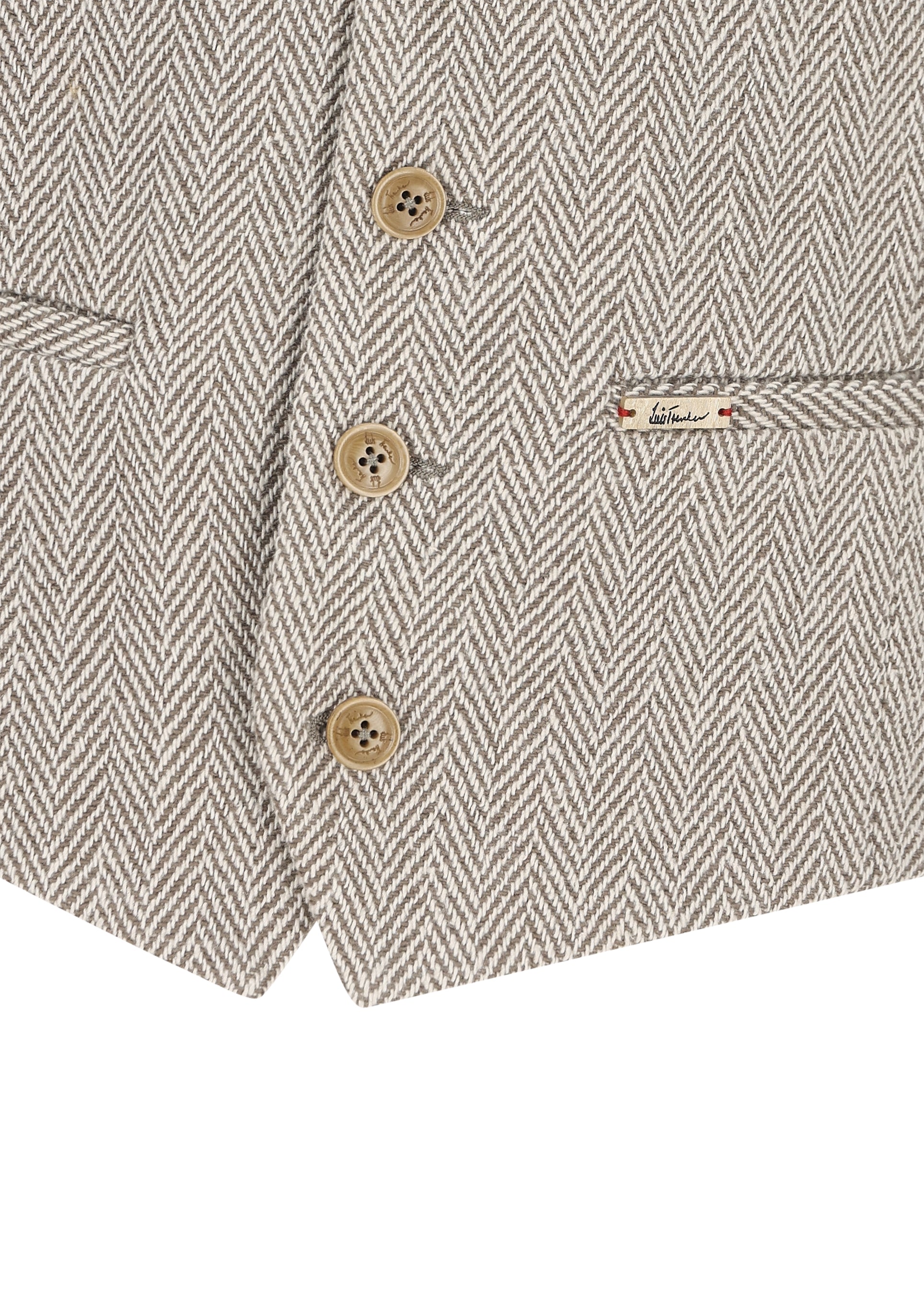 Luis Tenker Weste Lusebastian Fischgrät