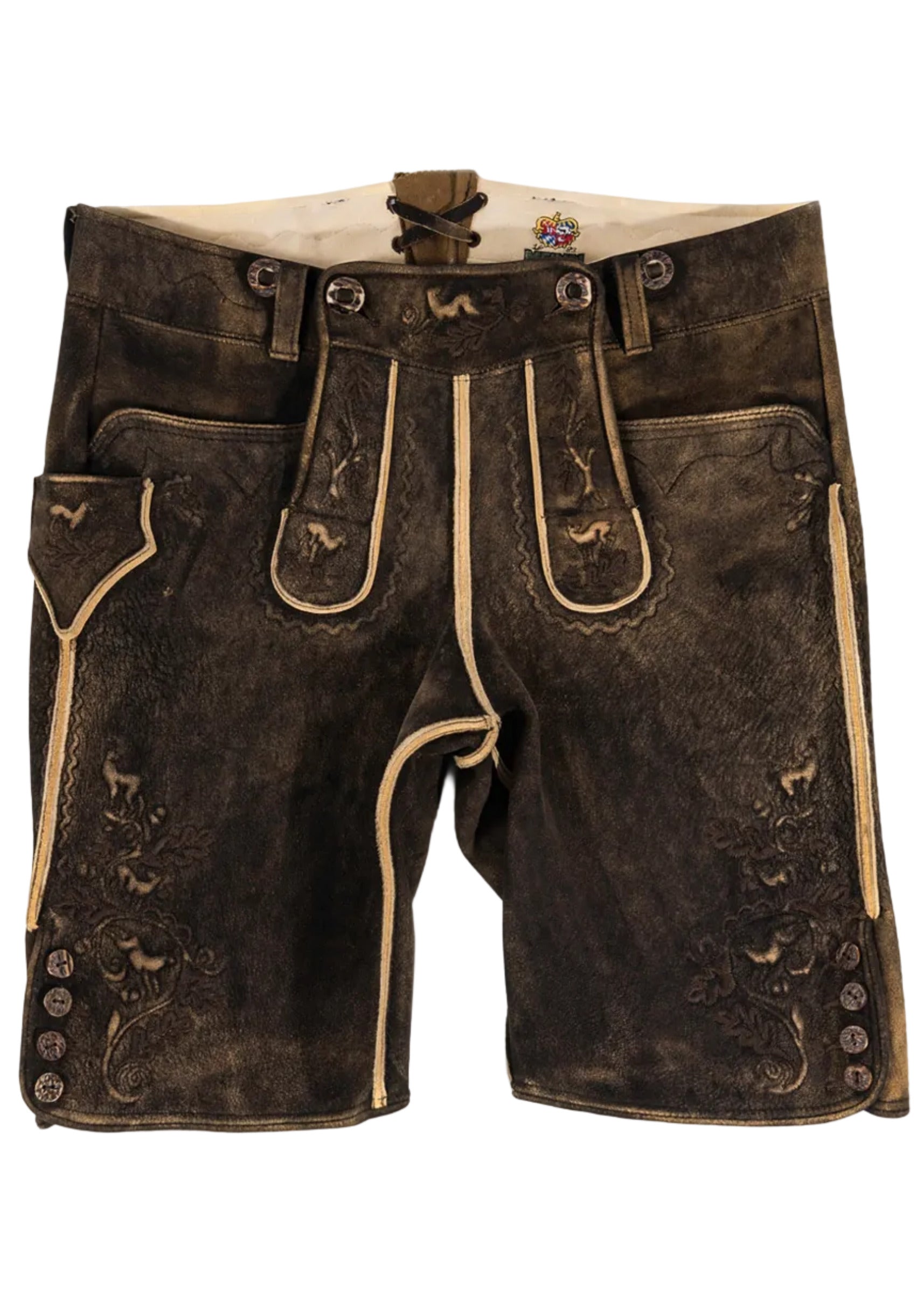 Meindl Herren Lederhose Gamsspitz Ahorn Vintage