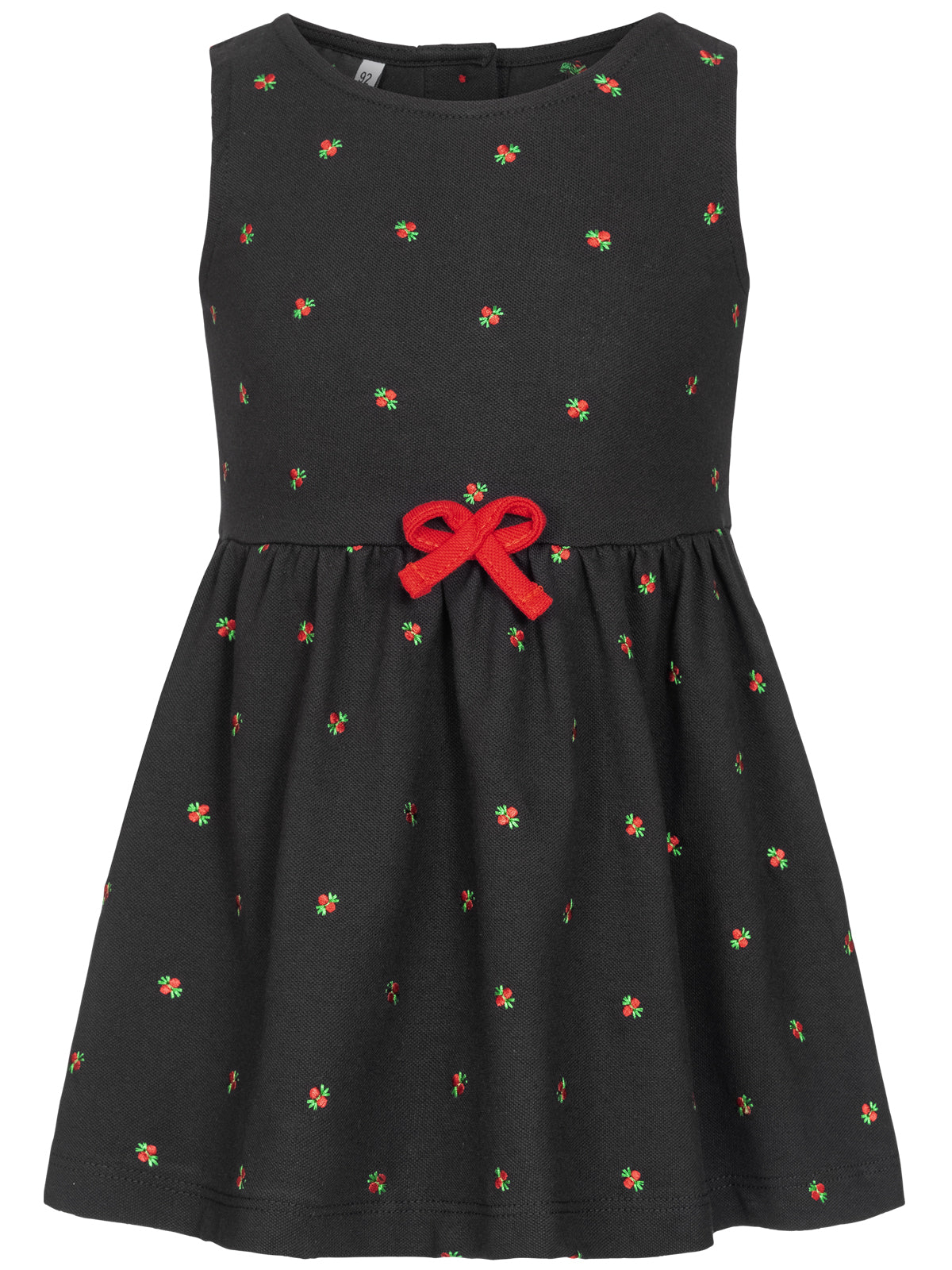 Pleamle Kinder Kleid Piqué Elasthan Schwarz