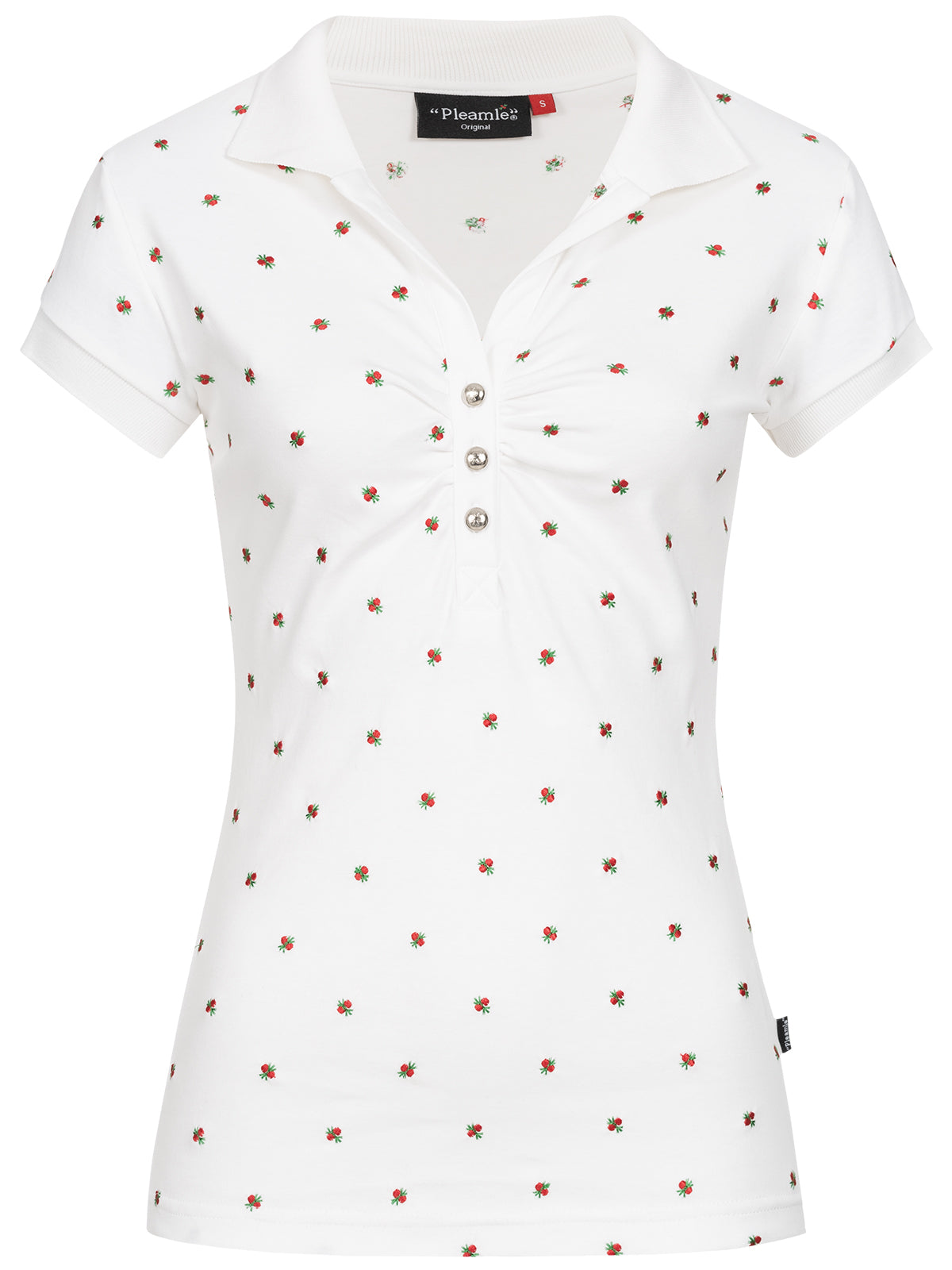 Pleamle Damen Polo weiss